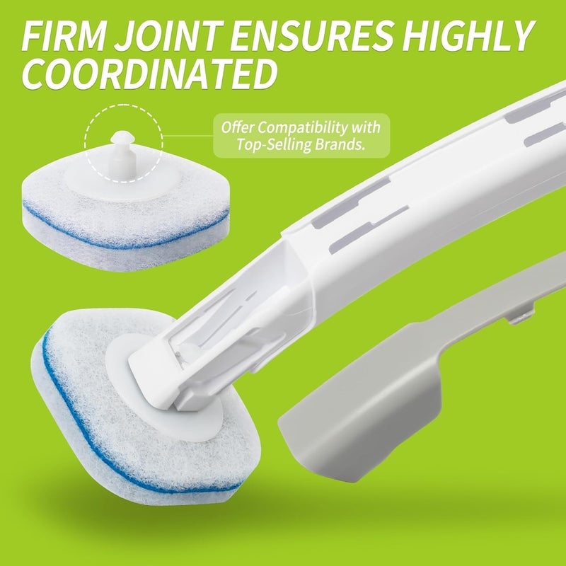 IVYROLL Toilet Bowl Cleaner Wand Refills Compatible with CLOROX, 21 Count Disposable Toilet Brush Refills, Replacement Heads for Toilet Cleaning System - Image 2